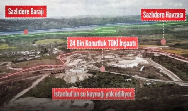 İBB'den Kanal İstanbul'a yıkım kararı: İSKİ süre verdi gözaltılar peşinden geldi