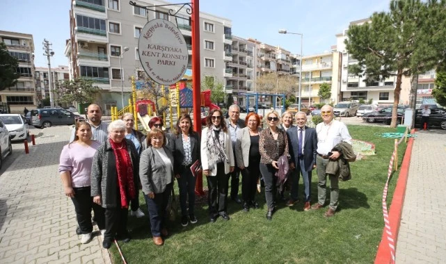 Karşıyaka’nın parkları yenileniyor