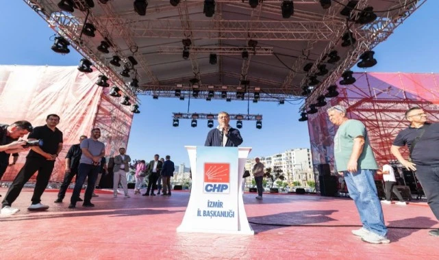 Başkan Tugay, Gündoğdu'daki hazırlıkları inceledi; Miting tarihe geçecek!