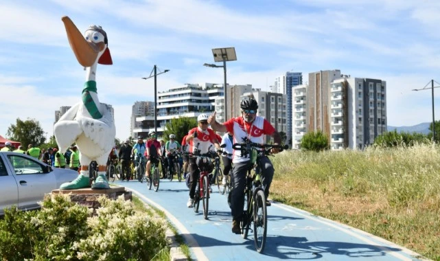 Çiğli’de pedallar doğa için döndü