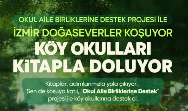 Doğaseverler koşacak, köy okulları kitapla dolacak