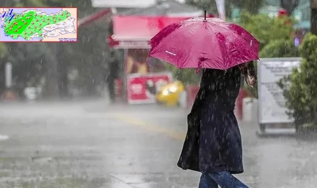İzmir dahil 19 il için "sarı" alarm verildi. Kuvvetli sağanağa dikkat
