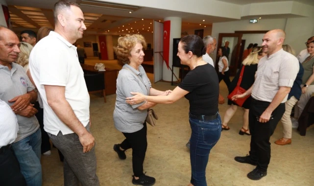 Başkan Sengel, işçilerle bayramlaştı