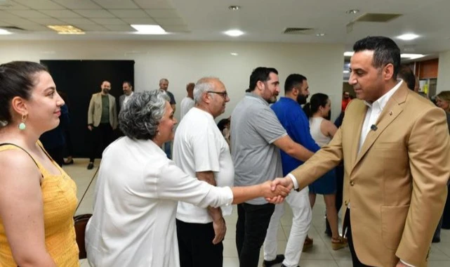 Başkan Yıldız, mesai arkadaşlarıyla bayramlaştı