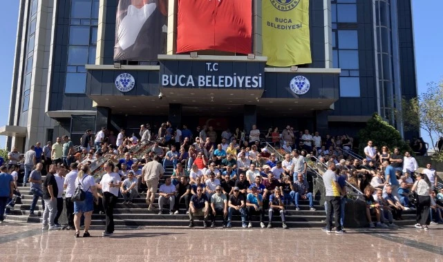 Buca'da grev sürerken basın müdüründen maksatlı haberlere tepki!