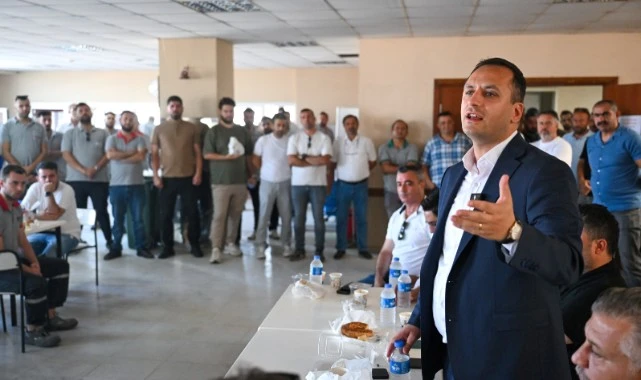 Başkan Eşki'den alev savaşçılarına teşekkür ziyareti