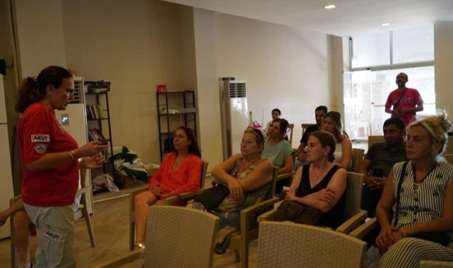 Çeşme Belediyesi ve AKUT’tan Temel Afet Bilinci Eğitimi