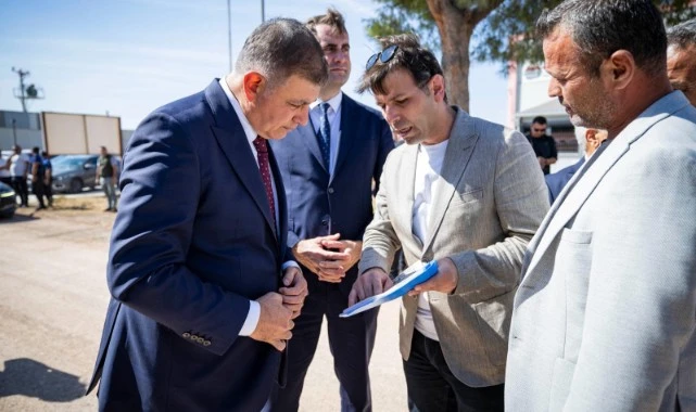 Aliağa’nın sanayi yoluna iki kilometrelik asfalt 