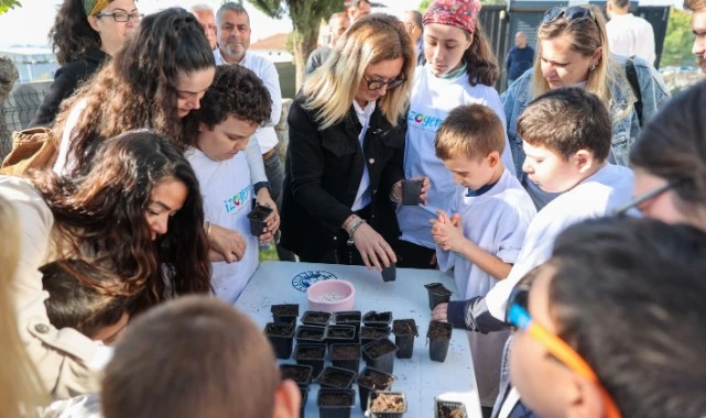 Buca’nın Tarım Okulu otizmli çocukları ağırladı