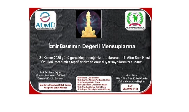17. Altın saat kulesi ödülleri töreni İlk etabı Menderes’te yapılacak