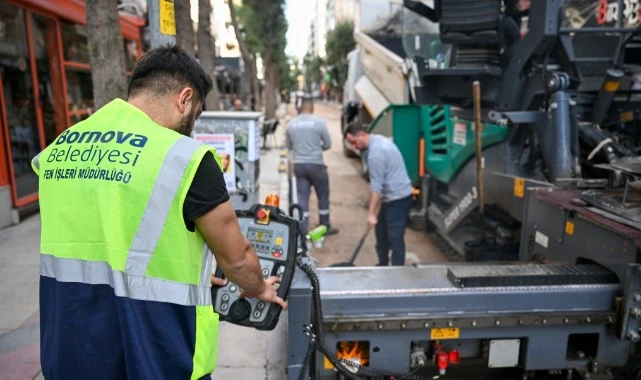 Bornova Belediyesi prestij cadde düzenlemelerinde yeni aşamaya geçti