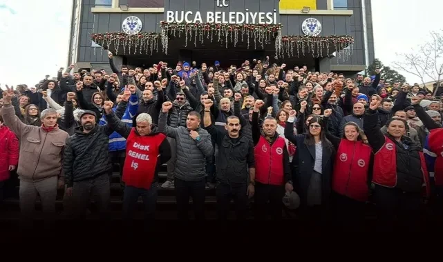 Buca'da işçilerin maaşların bir kısmı ödendi! Çöpler toplanıyor