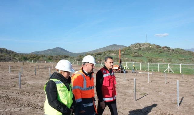 Dikili Belediyesi Güneş Enerjisi Santrali (GES) Projesi emin adımlarla ilerliyor
