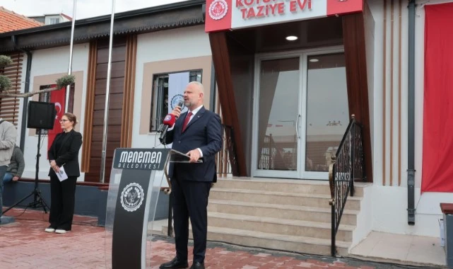 Menemen'de Koyundere Taziye Evi hizmete açıldı