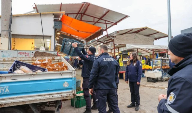 Buca Belediyesi’nden pazar yerlerinde “kayıt dışı” operasyonu