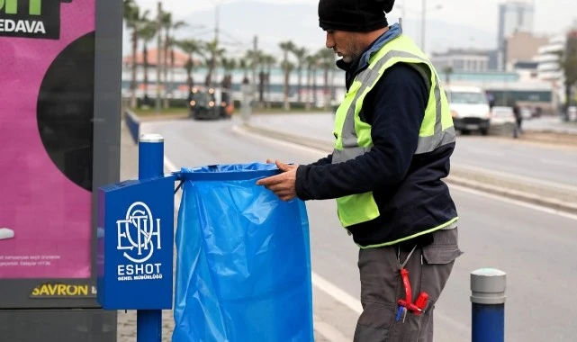 İzmir’de duraklar temiz ve düzenli