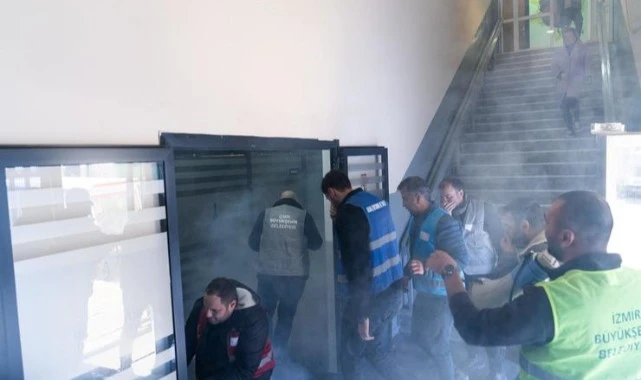 Büyükşehir’den çalışanlara kapsamlı afet tatbikatı