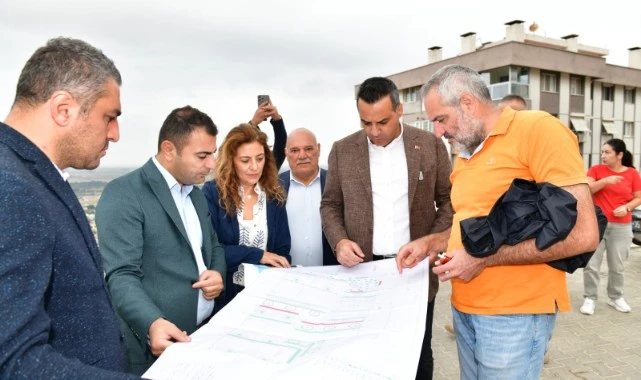 Çiğli’de Yeşil Dönüşüm Sürüyor: Atatürk Mahallesi’ndeki Parkta Sona Doğru