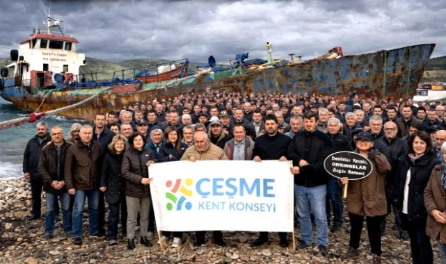 Urla Demircili Koyu’nda Kaçak Gemi Sökümüne Tepki: “Asla İzin Vermeyeceğiz”
