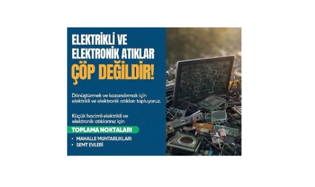 Bayraklı’da Elektronik Atıklar Çöpe Gitmiyor