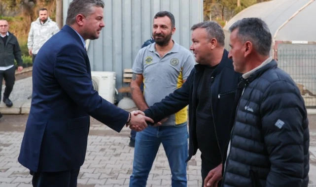 Buca’da sıcak bayramlaşma