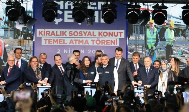 Türkiye’nin ilk kiralık sosyal konut projesi Hanem Çeşme’nin temeli atıldı