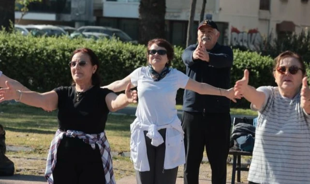 Konaklılar açık havada sporu çok sevdi