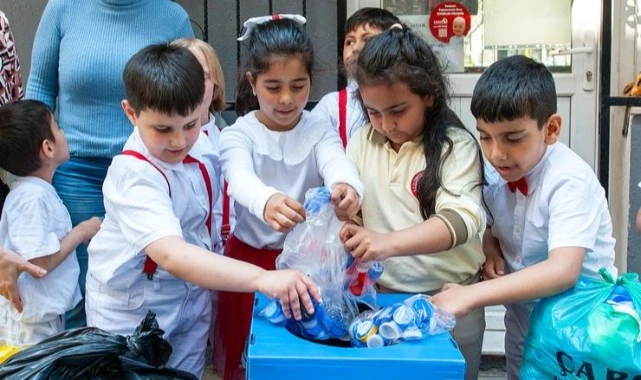 Mavi Kapak projesine çocuklardan anlamlı destek