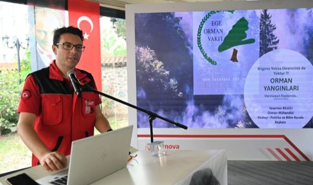 Bornova’da orman yangınlarının nedenleri ve çözüm yolları masaya yatırıldı