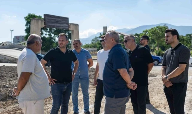 Başkan Eşki sabahın ilk ışıklarıyla sahada