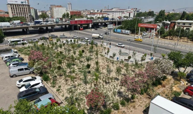 Eski Benzinlik yeşile dönüştü