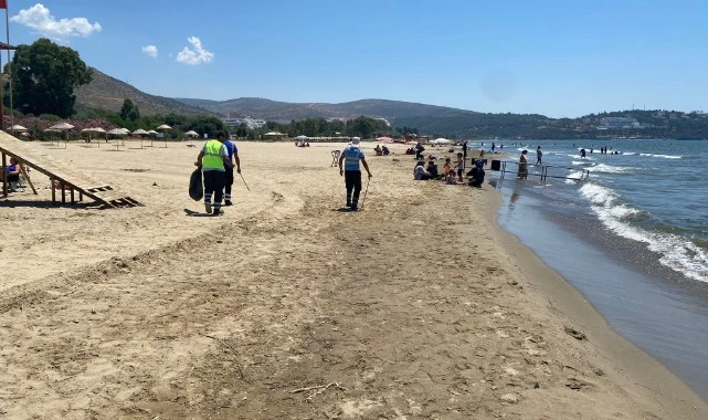 İzmir Büyükşehir Belediyesi iş birliğiyle Efes Selçuk sahillerinde temizlik mesaisi devam ediyor