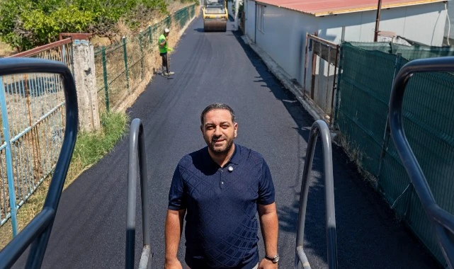 Narlıdere’de Yenilenmeyi Bekleyen Yollar Konfora Kavuşuyor