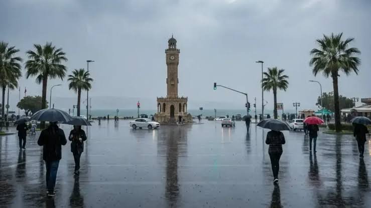 İzmir'e hafta içi sağanak yağış uyarısı