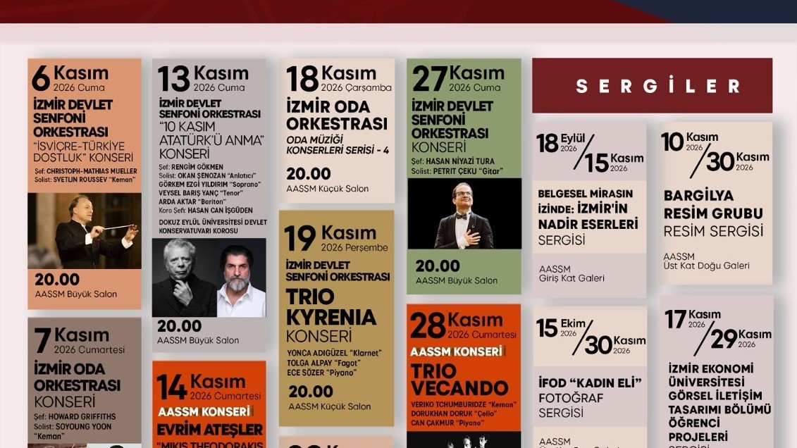 Kasımda sanat başka olacak