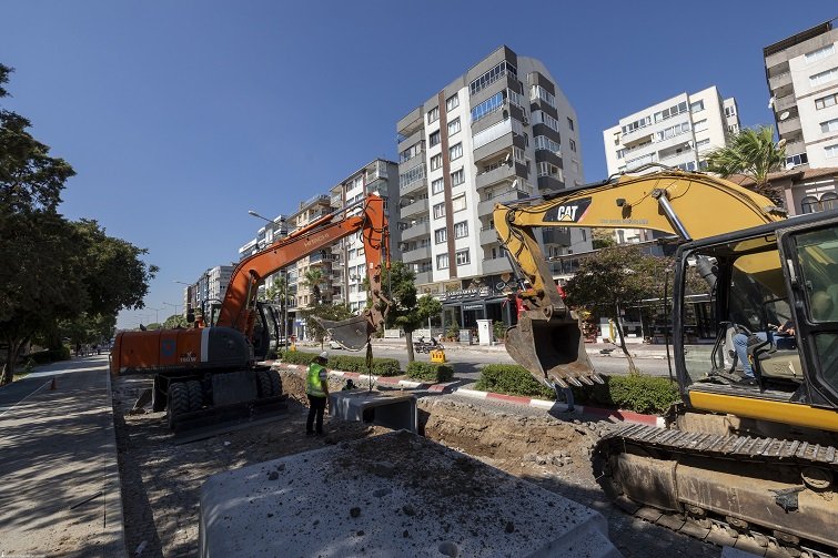 Bergama’da taşkın riskine karşı yeni hat