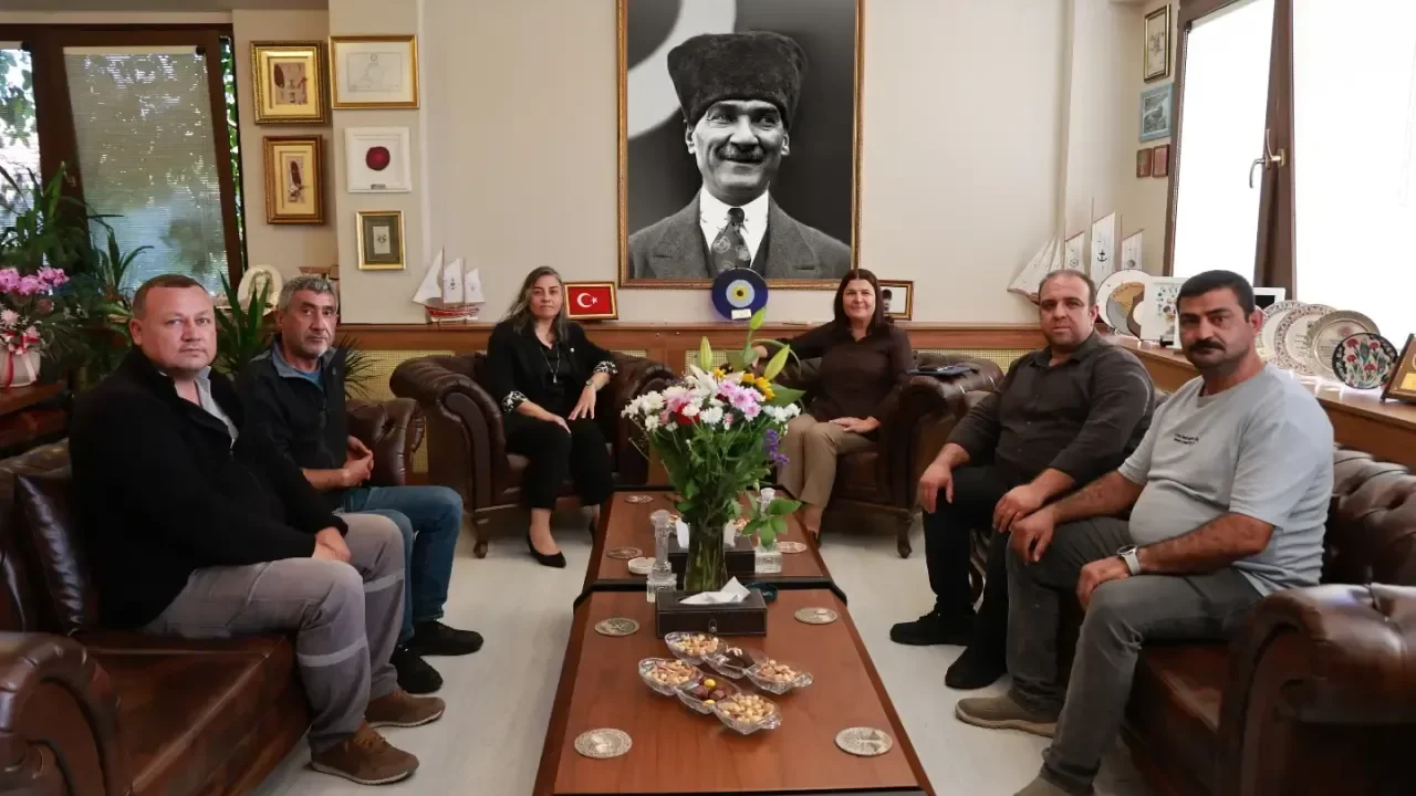 Başkan Saniye Bora Fıçı'ya DİSK'ten ziyaret