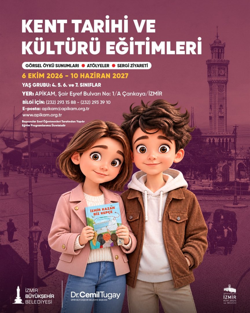 APİKAM’da çocuklara kent tarihi ve kültürü eğitimi