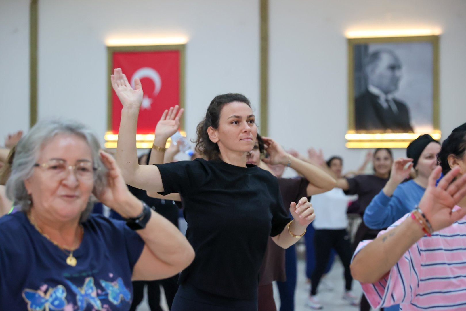 Bucalı kadınlar kış spor kurslarını çok sevdi