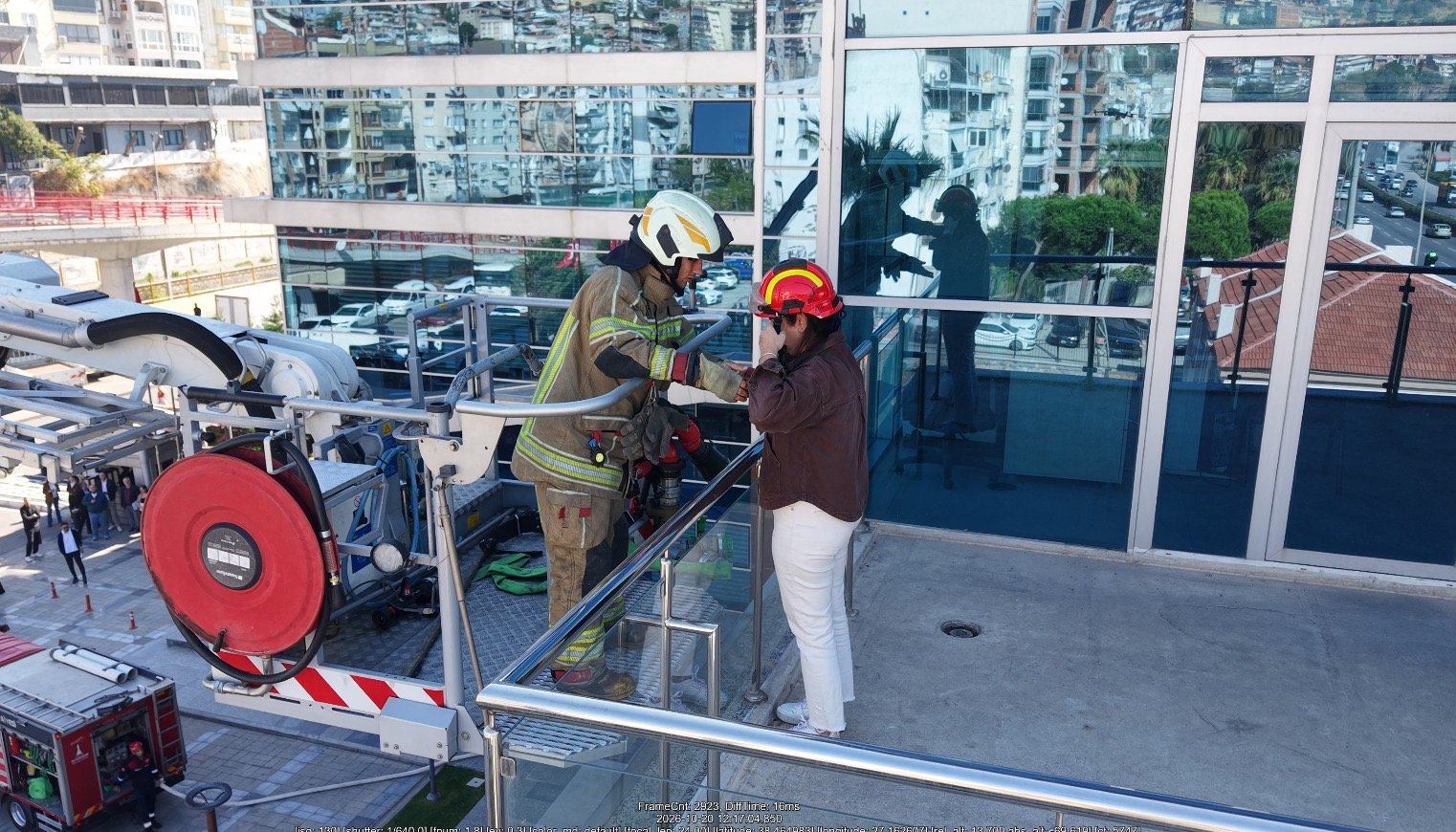 Bayraklı Belediyesi’nde Yangın Ve Acil Durum Tatbikatı