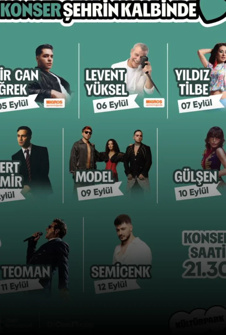 İEF’de Çim Konserleri rüzgarı esecek 